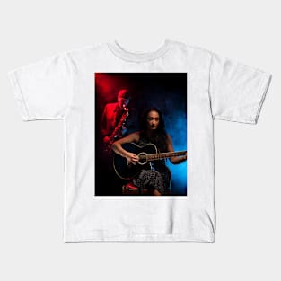 Guitarist and Saxophonist Kids T-Shirt